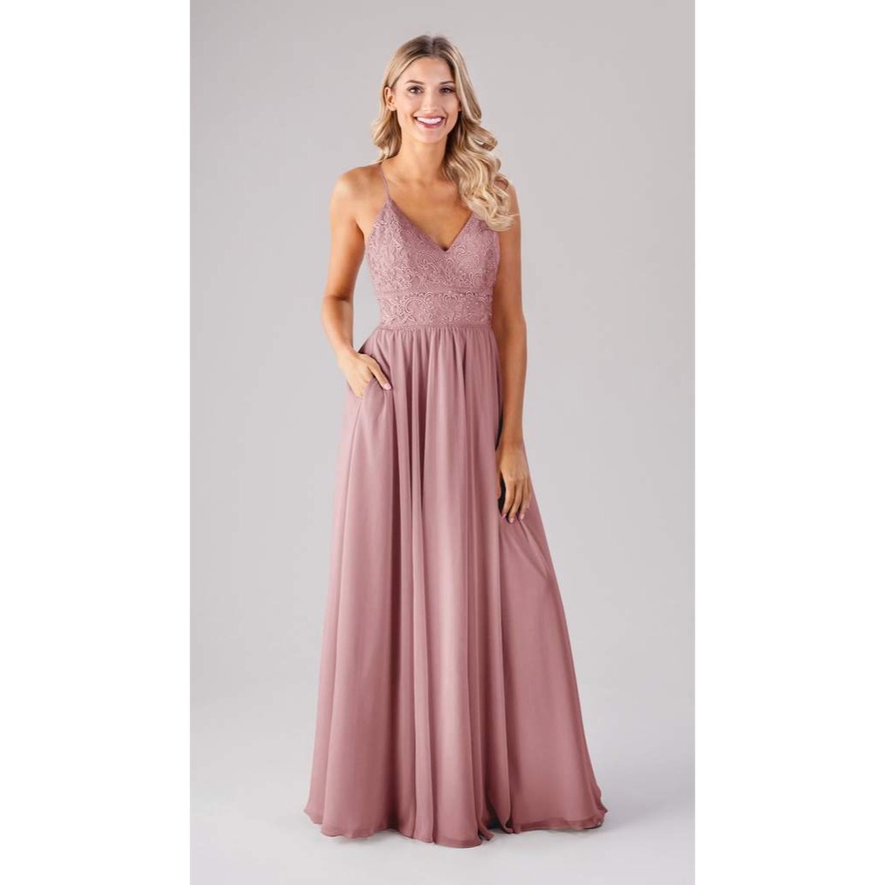 Blue Kennedy Cameron Bridesmaid Dress Desert Rose